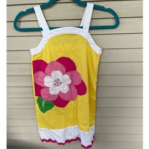 Gymboree Gem Flower Diamond Pique Dress Size 9